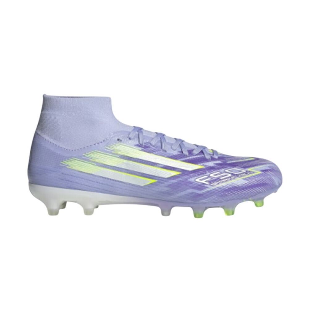 Adidas Women's Violet Tone Lucid Lemon F50 Sparkfusion Pro Soccer Cleats Size 6